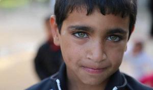 Enfant yeux verts Wou Ba'aden Liban