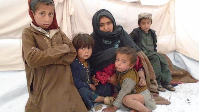 afghanistan réfugiés famille