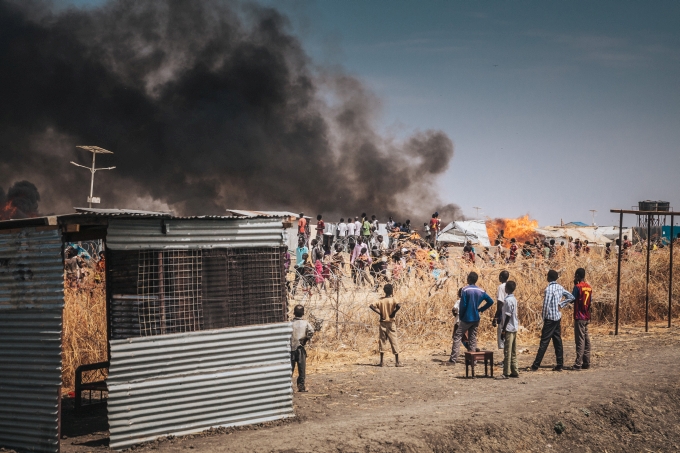 Soudan du Sud Attaque du camp