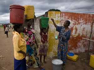 Programme de lutte contre le choléra à Kalémie (RDC)avec Solidarités International