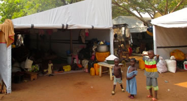 centrafrique : Un toit dans la tourmente