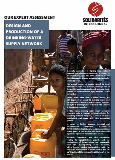 Design and production of drinking water supply network