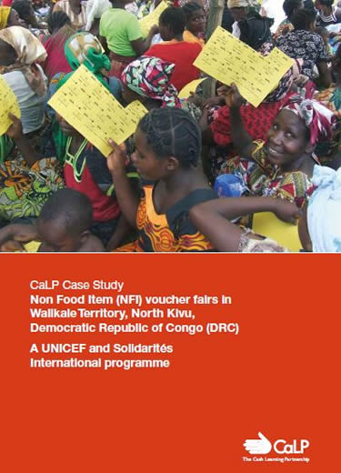 Non Food Item (NFI) voucher fairs in DRC