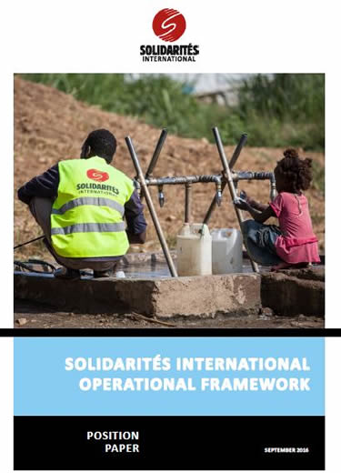 Solidarités International operational framework