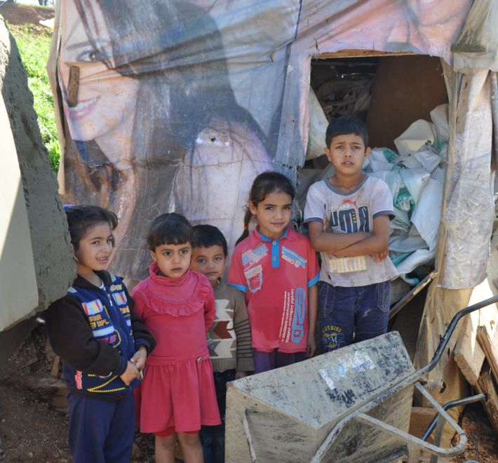 Enfants syriens refugiés liban