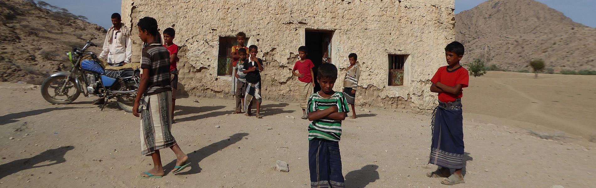 Yémen Enfants Désert