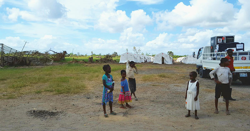 tica camp déplacés mozambique