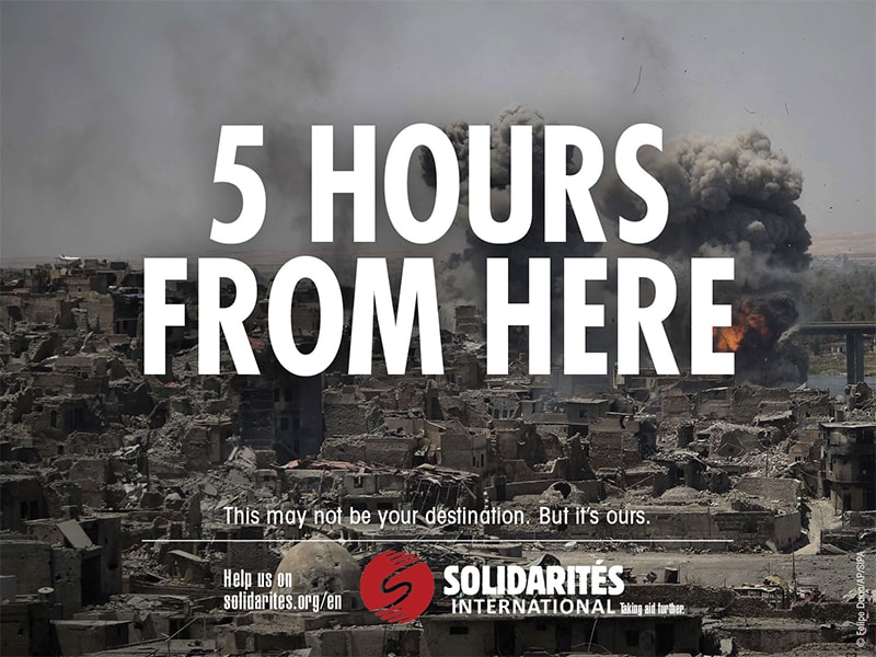 Campaign Solidarites International 5 hours from here